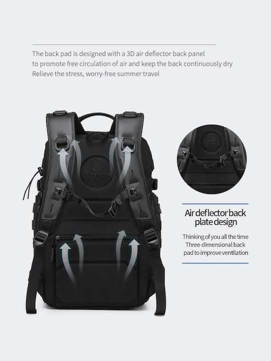 Ozuko 9601 Waterproof 25.2lt Black