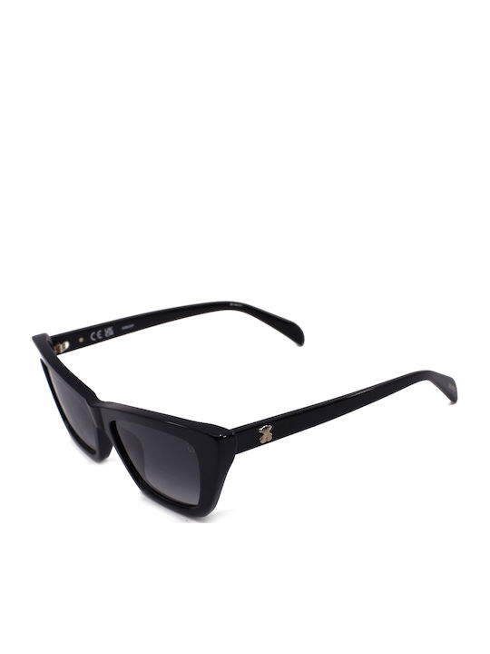 Tous Women's Sunglasses with Black Plastic Frame and Black Gradient Lens TOB45V 0700