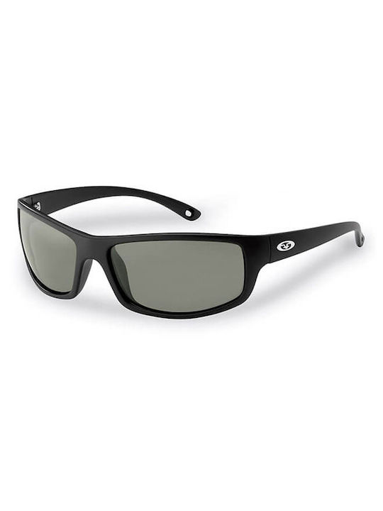 Flying Fisherman Slack Tide Polarized Sonnenbrillen mit Schwarz Rahmen und Gray Polarisiert Linse