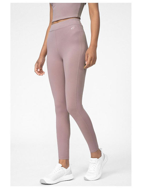 4F Women's Long Training Legging Pink