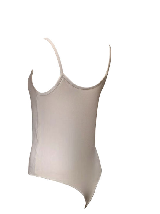 Apple Boxer Bodysuit pentru femei Bodysuite pentru femei Ecru