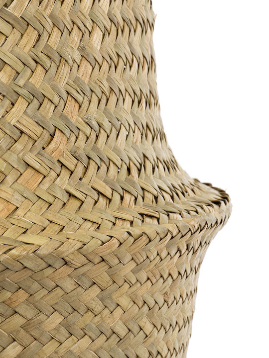 GloboStar Ibiza Planter Wicker Beige 33x33x40cm.