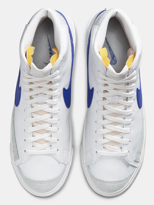 Blazer Mid '77 Pentru Bărbați Tip Botine Albe / Pure Platinum / Game Royal
