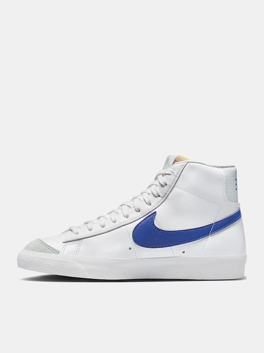 Blazer Mid '77 Pentru Bărbați Tip Botine Albe / Pure Platinum / Game Royal