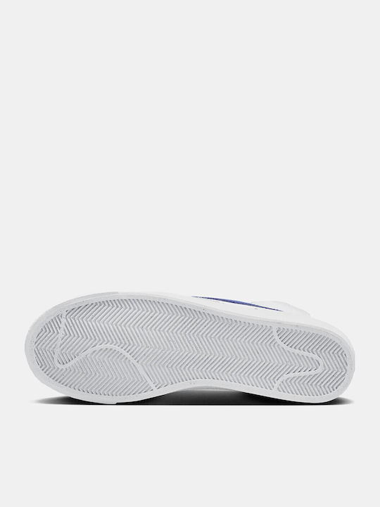 Blazer Mid '77 Pentru Bărbați Tip Botine Albe / Pure Platinum / Game Royal