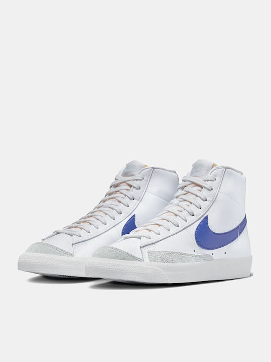 Blazer Mid '77 Pentru Bărbați Tip Botine Albe / Pure Platinum / Game Royal