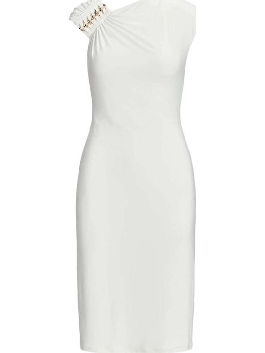 Fryer Sommer Mini Abendkleid Weiß