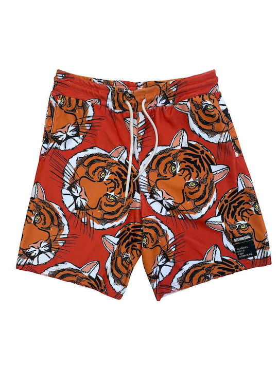 Bee. Unusual. Sportliche Herrenshorts Rot