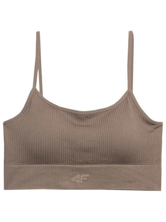 4F Women's Sports Bra Brown