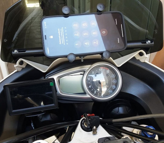 Moto Discovery Μπάρα Στήριξης για Βάση Κινητού Μοτοσυκλέτας Triumph Tiger 1050