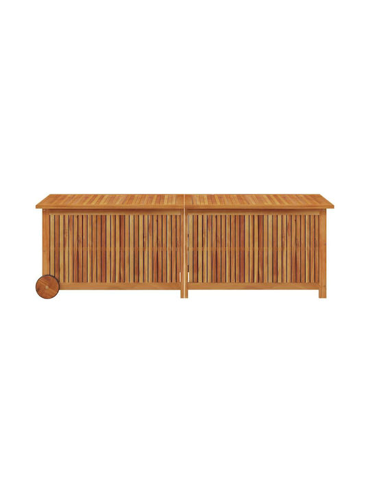 vidaXL Outdoor Storage Box Brown L150xW50xH58cm