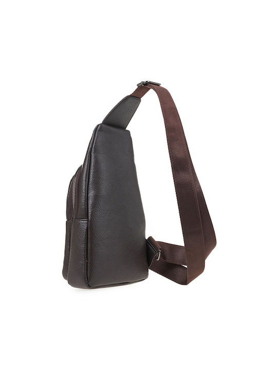 Verde Men's Bag Sling Brown