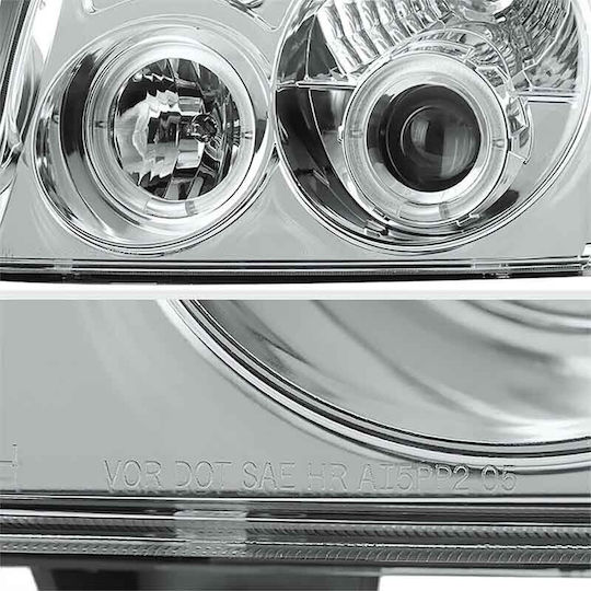 Sonar Front Lights Angel Eyes Led for Jeep Grand Cherokee 2005-2008 2pcs