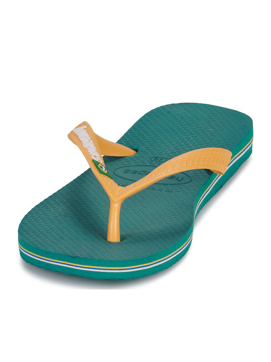 Παιδικές Σαγιονάρες Flip Flops Πορτοκαλί Brasil Logo