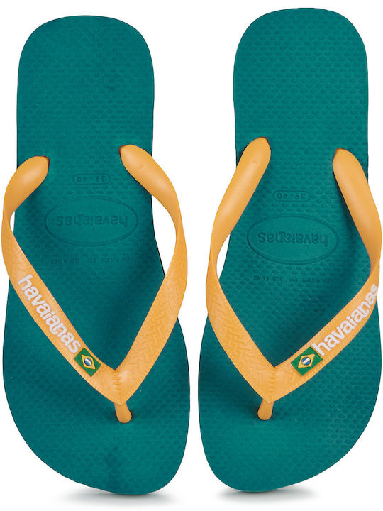 Παιδικές Σαγιονάρες Flip Flops Πορτοκαλί Brasil Logo