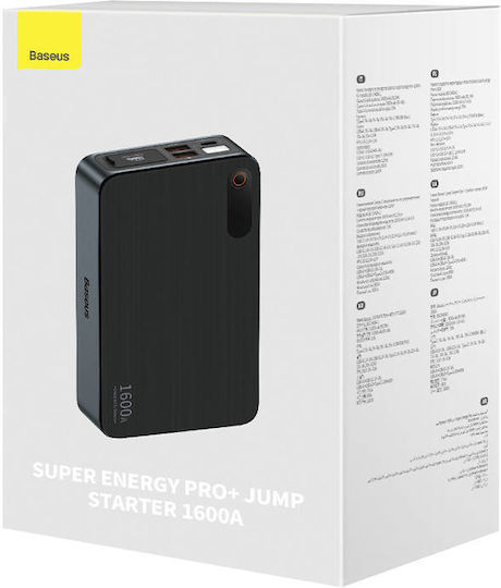 Baseus Super Energy Pro + Tragbar Auto-Starthilfe 16000mAh mit Power Bank,Powerbank / USB / Φακό 12V