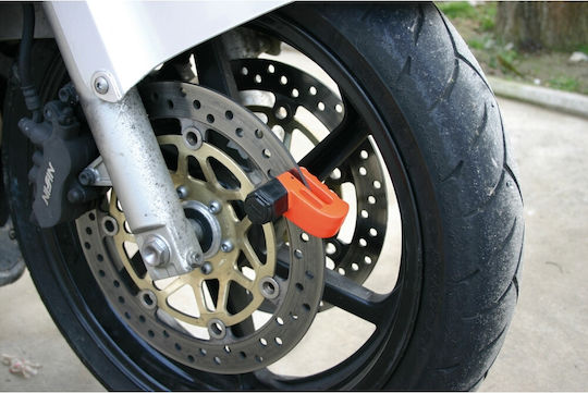 Roc Kinguard Motorcycle Disc Brake Lock with 5.5mm Pin in Yellow