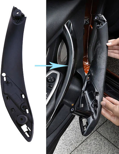 Carner Door handle Internal Black with installation Front Left BMW Series 3 F30 / F31 2011-2018 0027743