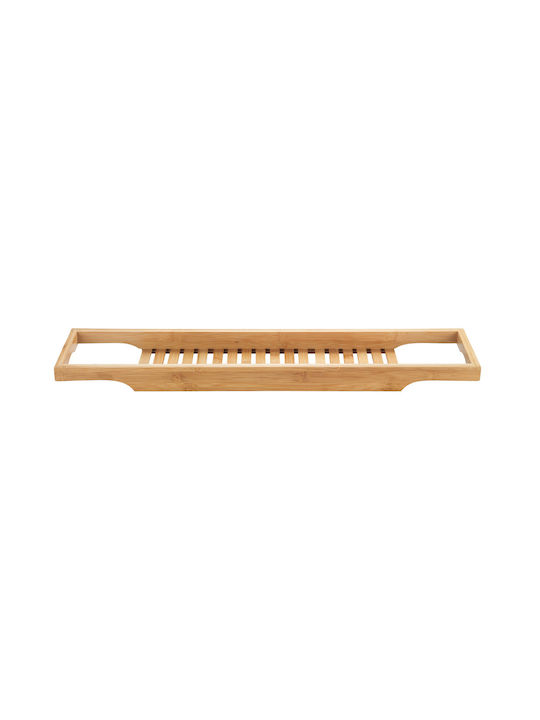 Wenko Bambusa Badewannenregal Bamboo 70x16x4.5cm Braun