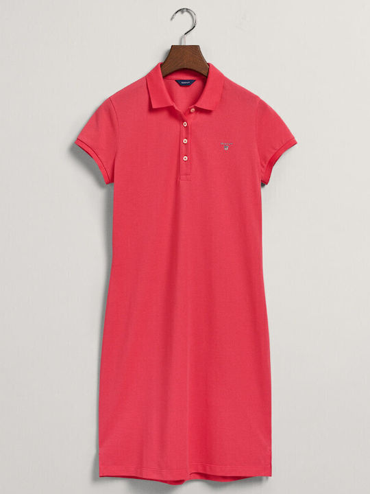 Gant Rochii de vară pentru femei Mini Tricou Rochie Roz