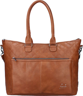 Kidzroom Shoulder/Hand Diaper Bag Care in Your Dreams Cognac 53x19x35cm.