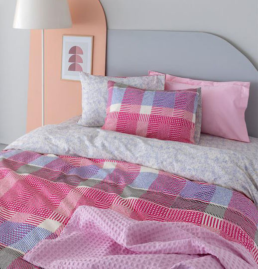 Palamaiki Sheet Sets Queen 240x260cm. FL6193 Fuchsia 4pcs
