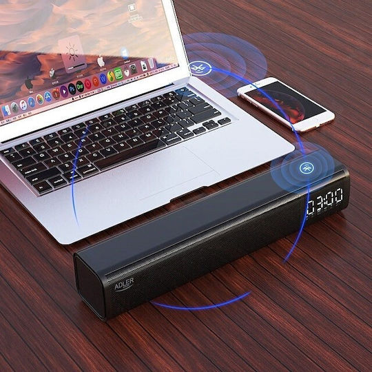 Adler 310102 Ηχείο Bluetooth 10W με Διάρκεια Μπαταρίας έως 15 ώρες Μαύρο