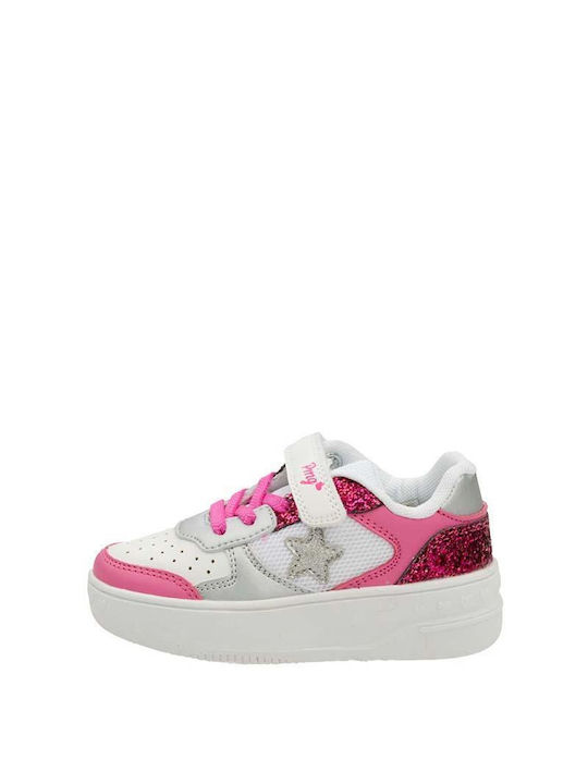 Primigi Παιδικά Sneakers White / Fuchsia