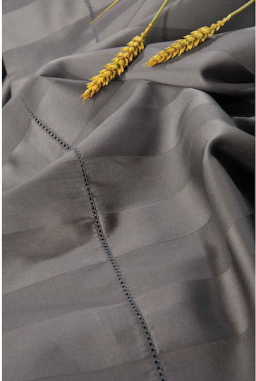 Down Town Home Sheet Sets Queen 245x270cm. Dark Grey 4pcs