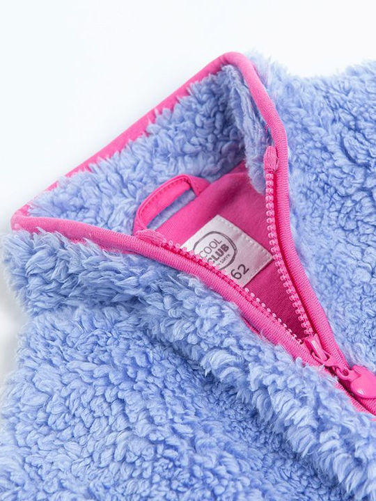 Kinder-Strickjacke Blau