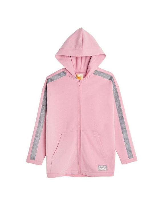 Cool Club Kinder-Sweatjacke mit Kapuze Rosa