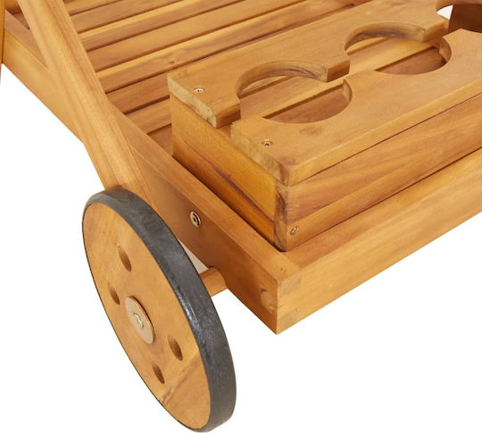 Wooden Masa Bar pentru spații exterioare mici 54x87x90buc