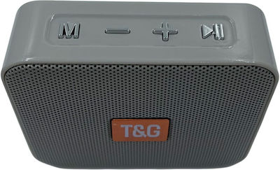 T&G Ηχείο Bluetooth 5W με Ραδιόφωνο και Διάρκεια Μπαταρίας έως 4 ώρες Γκρι