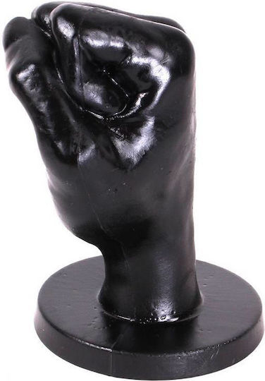 All Black Fist Πρωκτικό Dildo Μαύρο 14cm