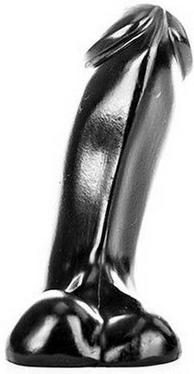 All Black Glass Dildo Black 14cm
