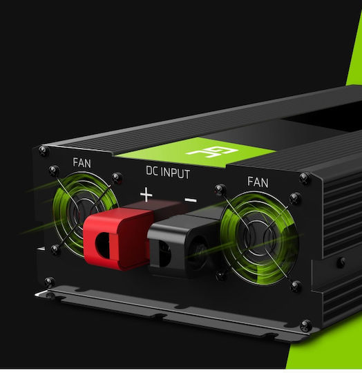 Green Cell Modified Sine Car Inverter Modified Sinewave 1500W to Converter 24V DC in 230V AC with 1xUSB INV24
