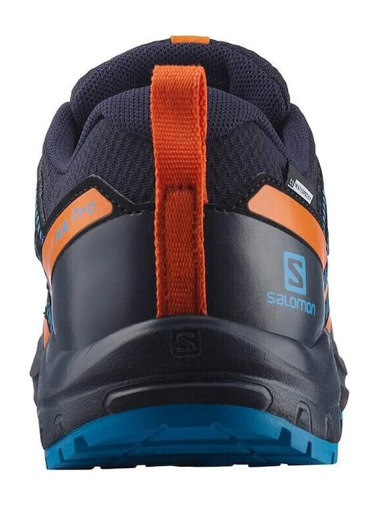Kids Waterproof Hiking Shoes Navy Blue