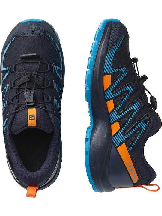 Kids Waterproof Hiking Shoes Navy Blue