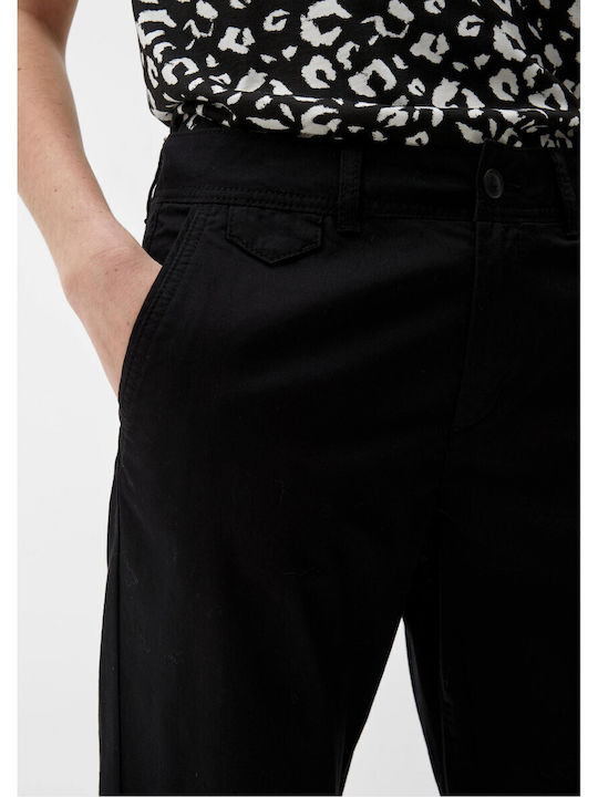 Women's Chino Trousers Regular Fit Black