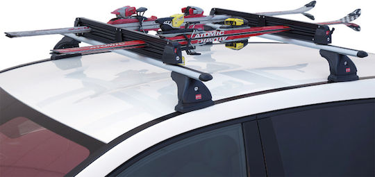 Fabbri Aluski 6 Dachträger für Autos Geeignet für 6 Ski-Paare