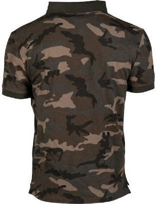 Mil-Tec T-shirt Militär Prewash CO 100% Baumwolle in Khaki Farbe Woodland Camo