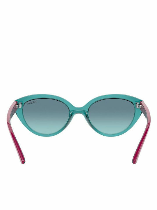 Vogue Cat Eye Παιδικά Γυαλιά Ηλίου με Καθρέφτη Φακό Πράσινα