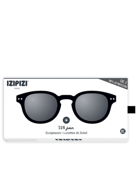 Izipizi Square Kids Sunglasses Black For 5-10 Years