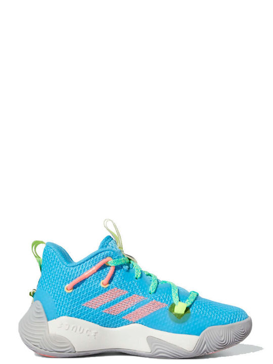 Adidas Αθλητικά Παιδικά Παπούτσια Μπάσκετ Harden Stepback 3 Μπλε