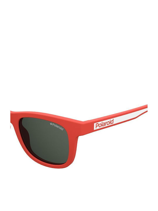 Polaroid Ochelari De Soare Pentru Copii Pătrați Indestructibili Cu Lentile Polarized Roșii