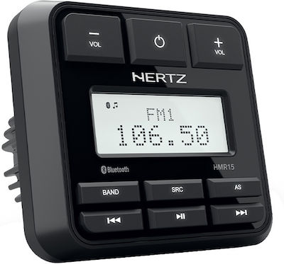 Hertz HMR 15 Boat Sound System 4x50W with AUX / Bluetooth / USB Black