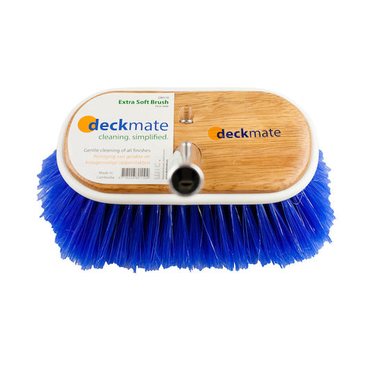 Deckmate Βούρτσα Πλυσίματος Σκάφους με Μαλακή Τρίχα Μπλε Χρώμα