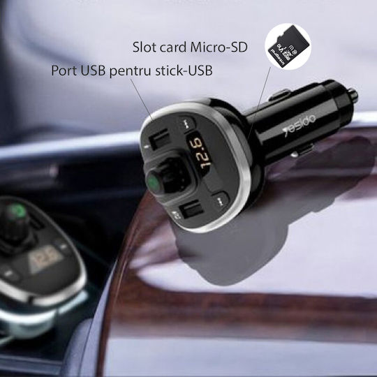 Yesido FM Car Transmitter Y39 with MicroSD / USB