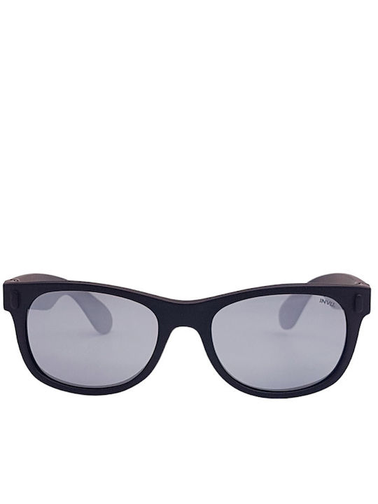 Invu Unbreakable Kids Sunglasses with Polarized Mirror Lens Black for 4-7 Years