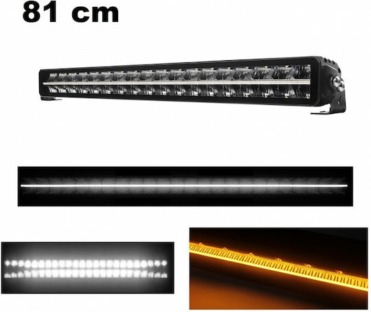 Piano Design Waterproof Headlights Car in Bar Shape LED 10 - 30V 152W 81cm with White Lighting 1pcs